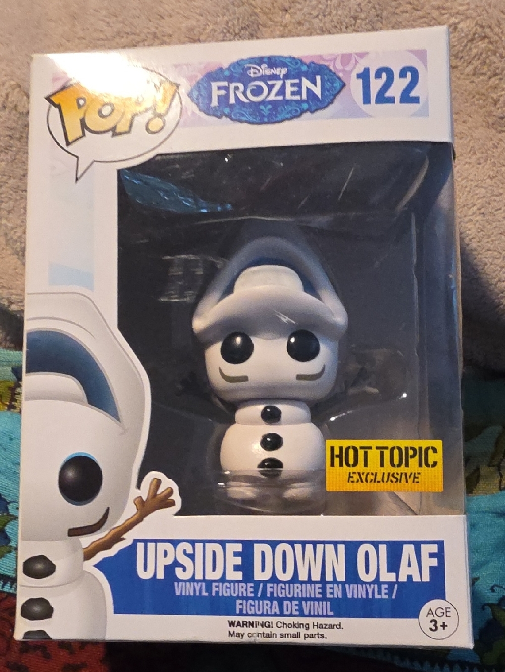 Disney Upside Down Olaf Vinyl Figure - White/Black #122